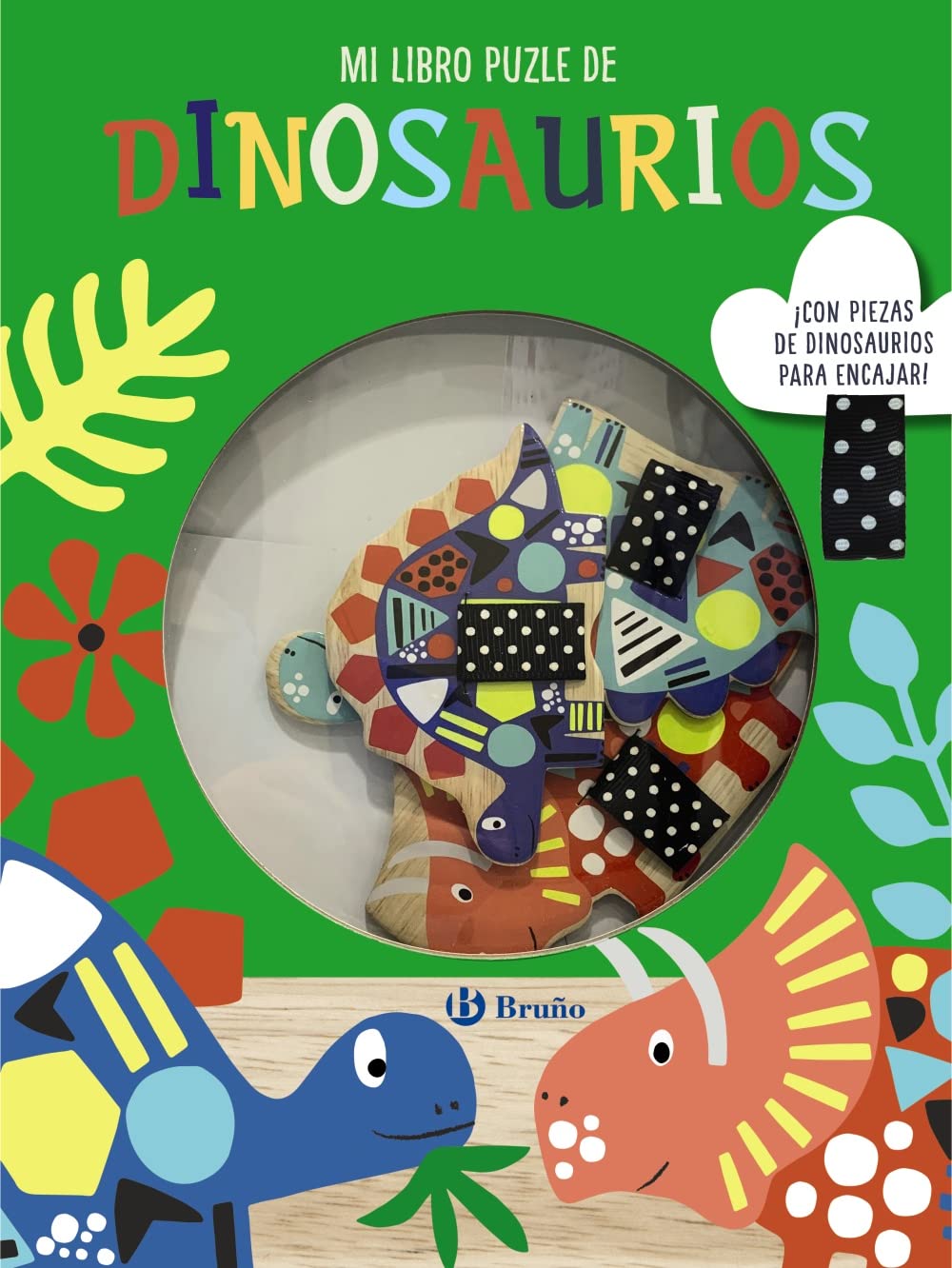 mi libro puzle de dinosaurios (castellano - a partir de 0 años - manipulativos (libros para tocar y jugar), pop-ups - otros libros)