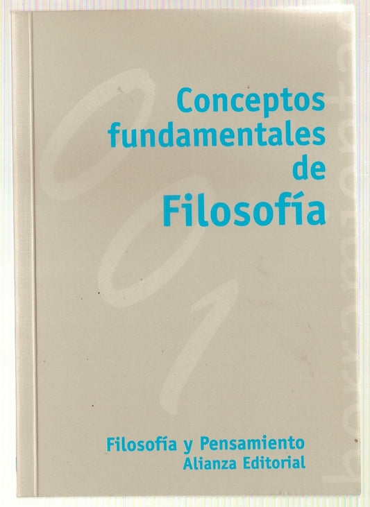 Conceptos fundamentales de filosofia