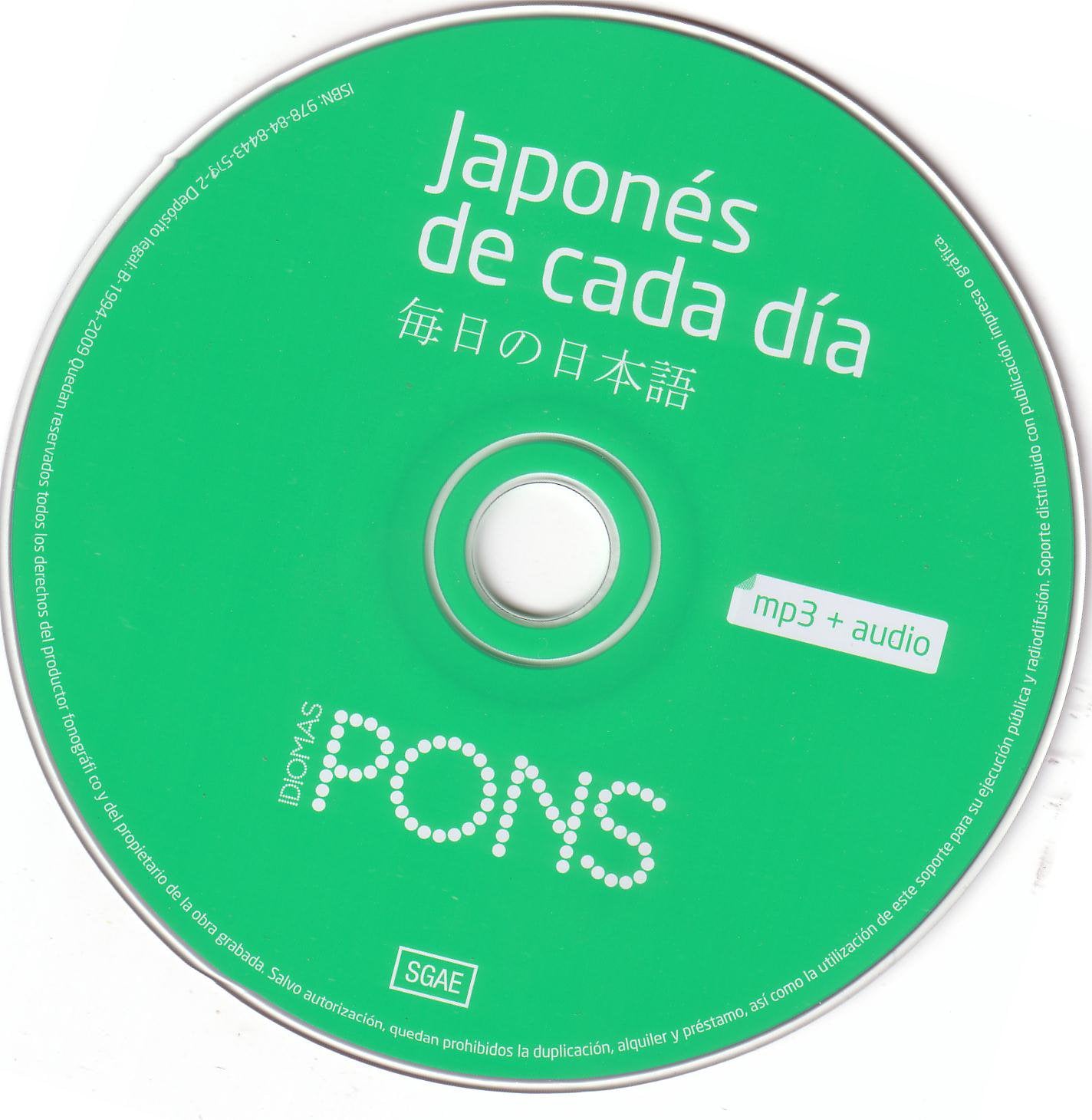 japonés de cada día + cdmp3, nueva edición