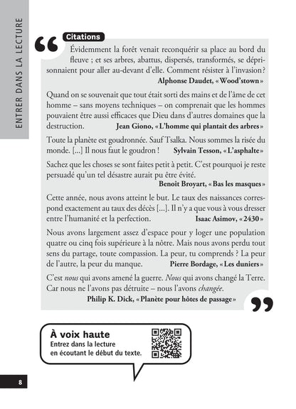 Sept nouvelles de la Terre: Quand la littérature éveille les consciences