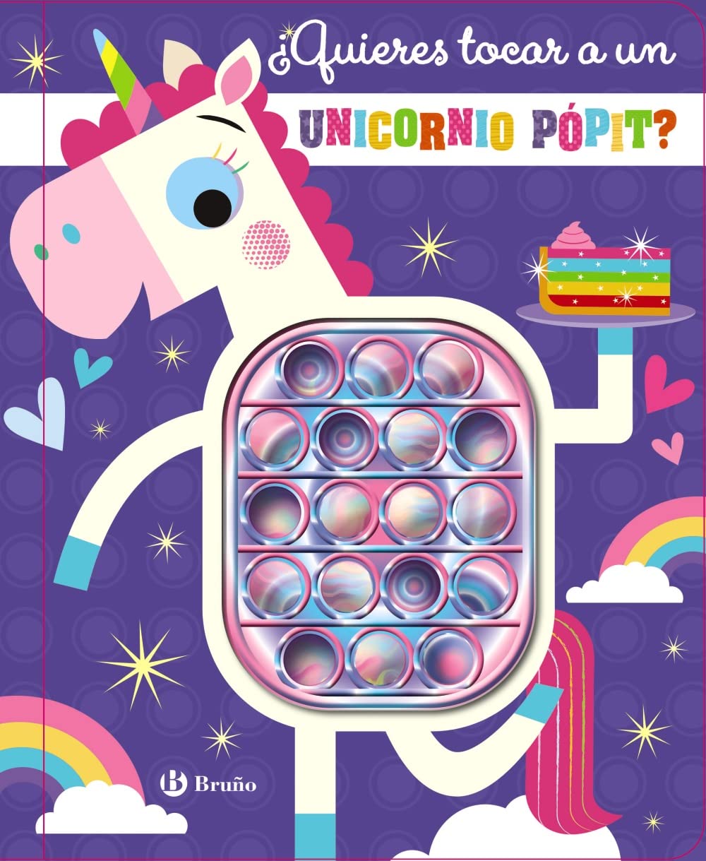 ¿quieres tocar a un unicornio pópit? (castellano - a partir de 0 años - proyecto de 0 a 3 años - libros sensoriales)