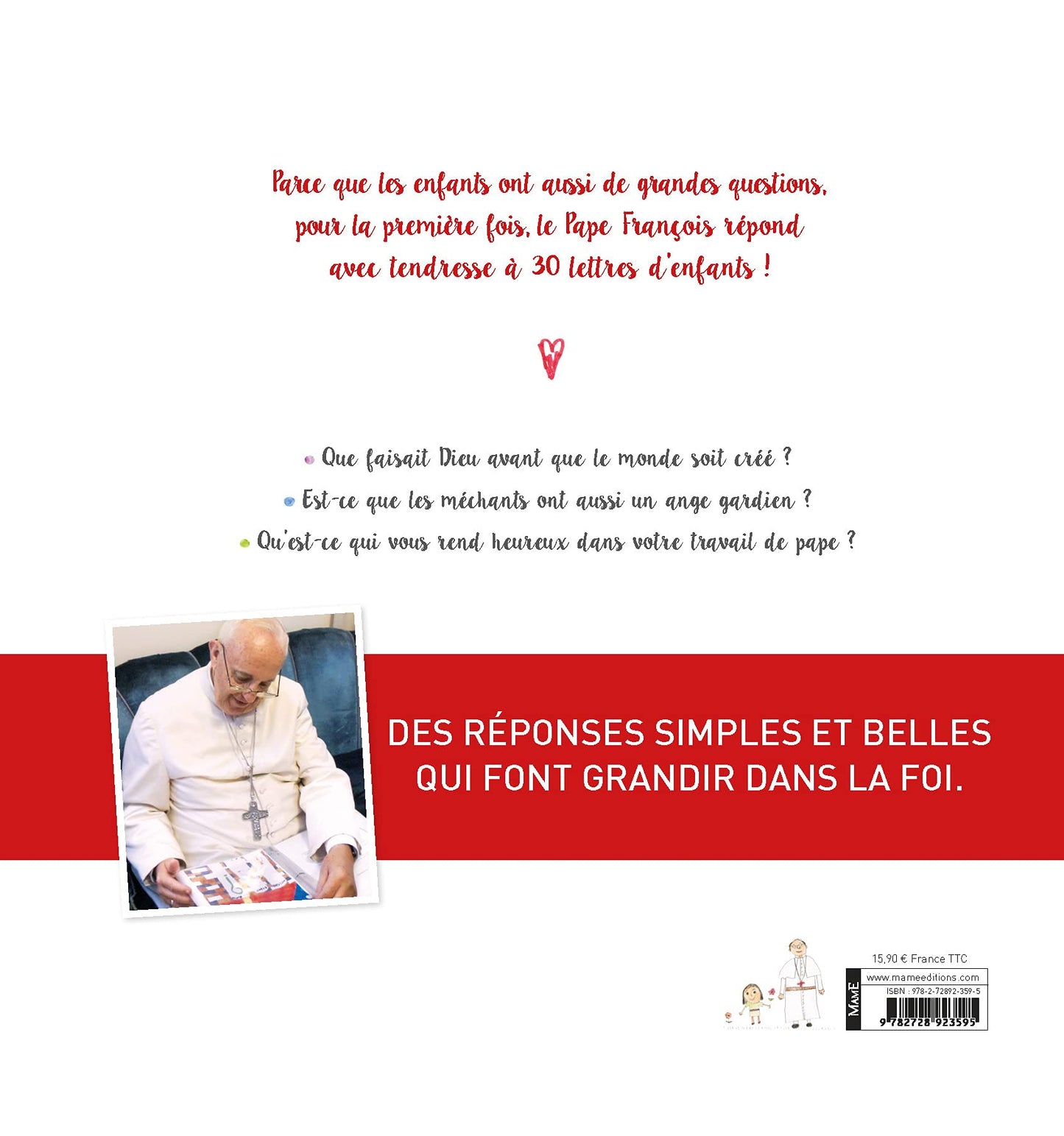 cher pape françois: le pape françois répond aux questions de tous les enfants du monde (questions enfants hors collect)
