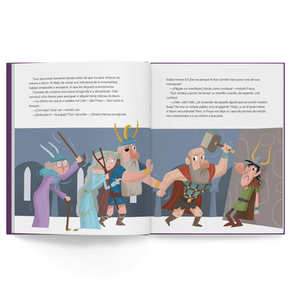 Las aventuras de los dioses de Asgard: Las mejores historias de la mitología nórdica y vikinga, convertidas en preciosos cuentos para niños.: 2 (Mitos nórdicos)