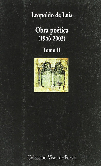 OBRA POETICA(L.DE LUIS)TOMO,II (SIN COLECCION)