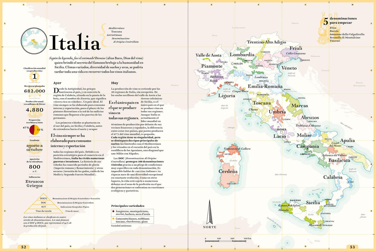 la carta de vinos, por favor: atlas de las regiones vinícolas del mundo