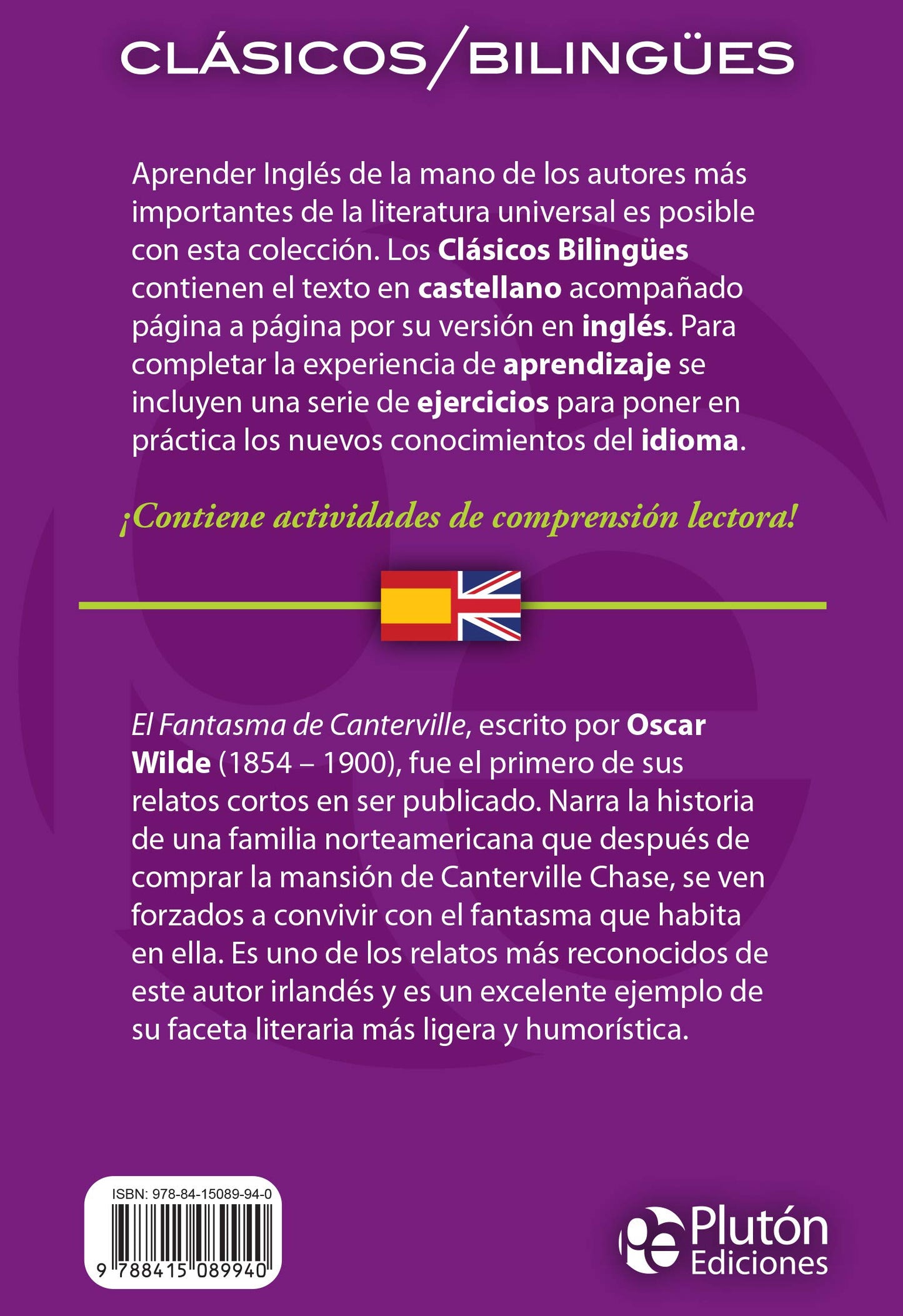 el fantasma de canterville / the canterville ghost (colección clásicos bilingües)