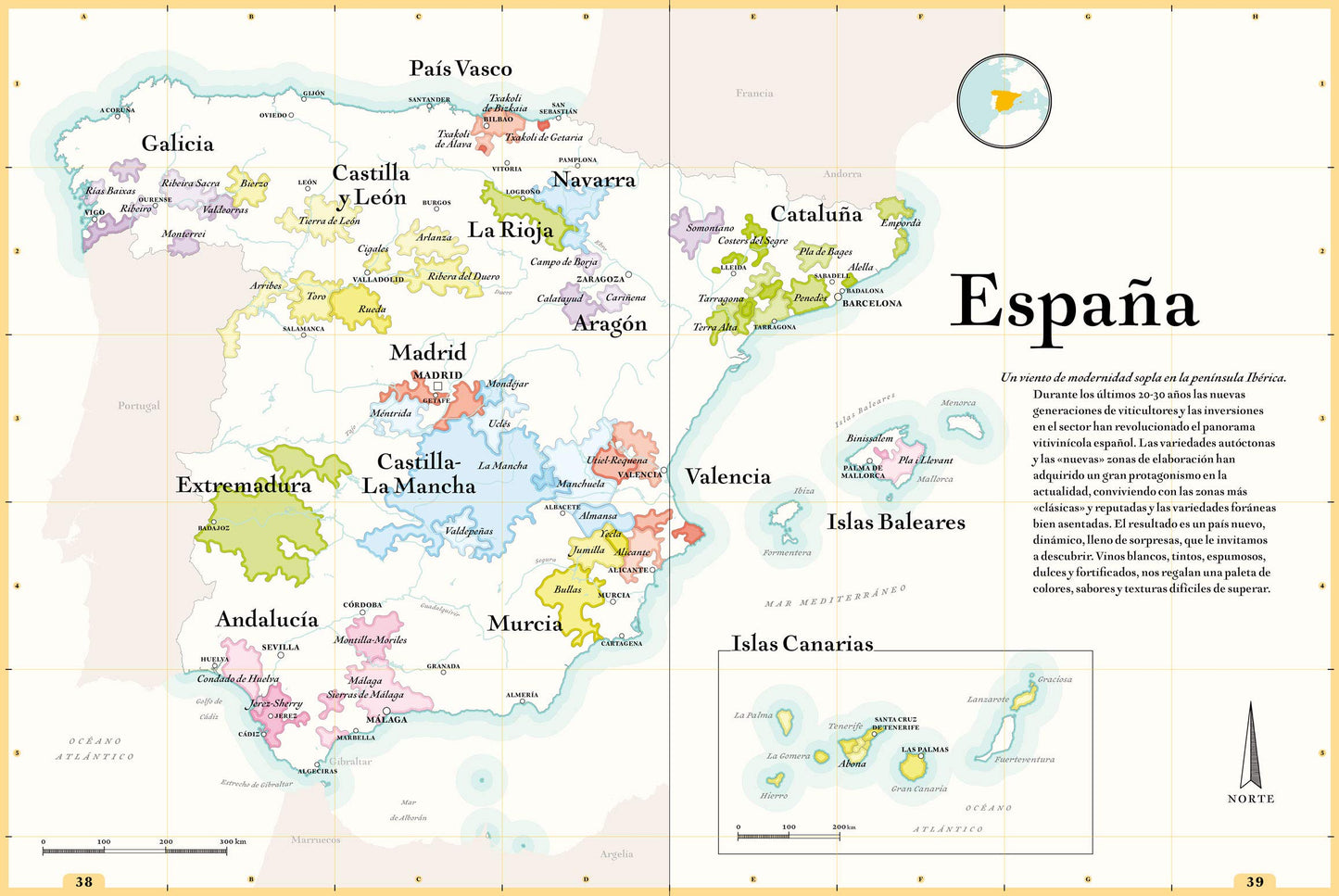 la carta de vinos, por favor: atlas de las regiones vinícolas del mundo