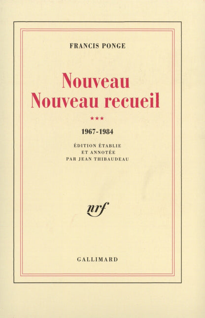 Nouveau nouveau recueil: Tome 3