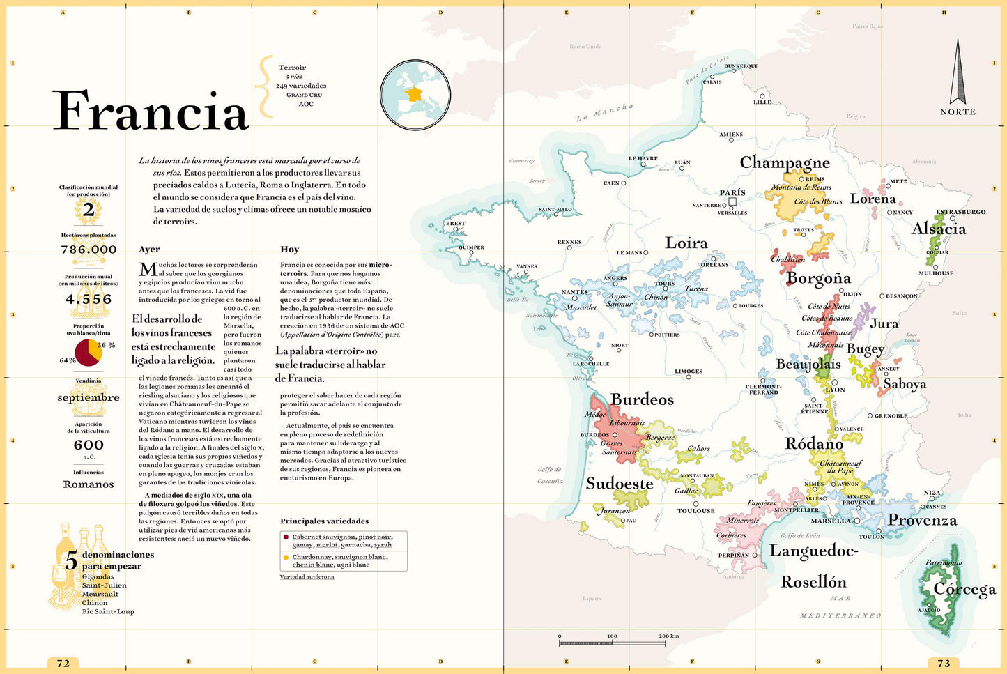 la carta de vinos, por favor: atlas de las regiones vinícolas del mundo