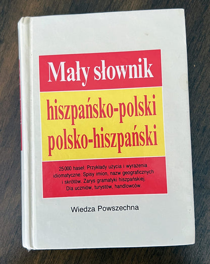 Maly slownik hiszpansko-polski,polsko-hiszpanski