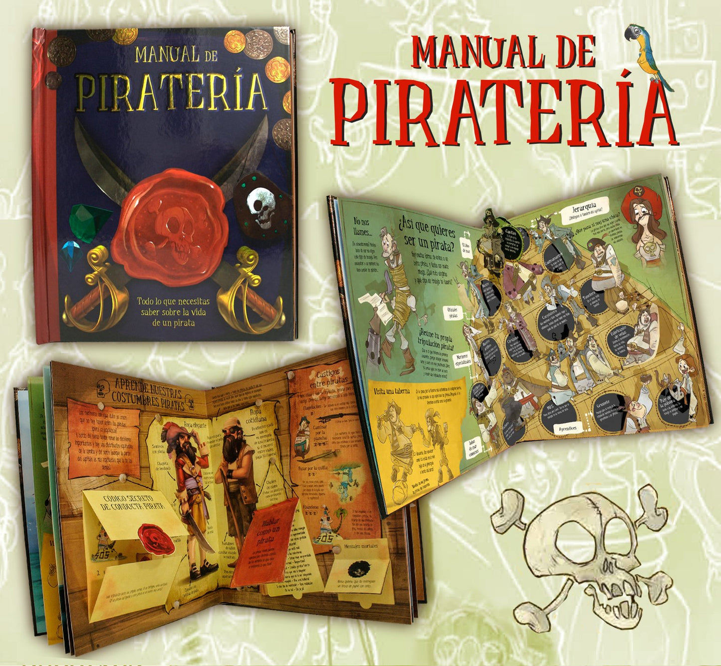 manual de piratería. todo lo que necesitas saber sobre la vida de un pirata (inantil)