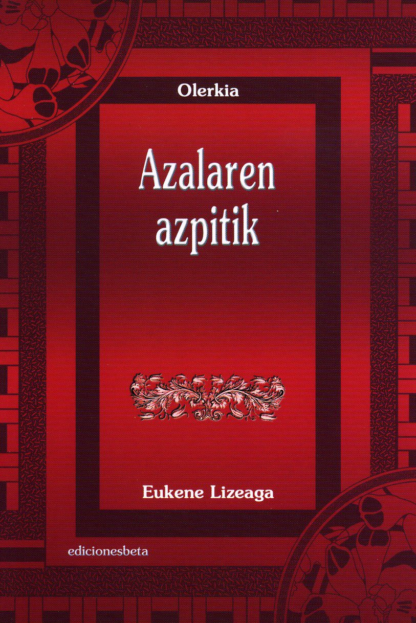 azalaren azpitik (poesía)