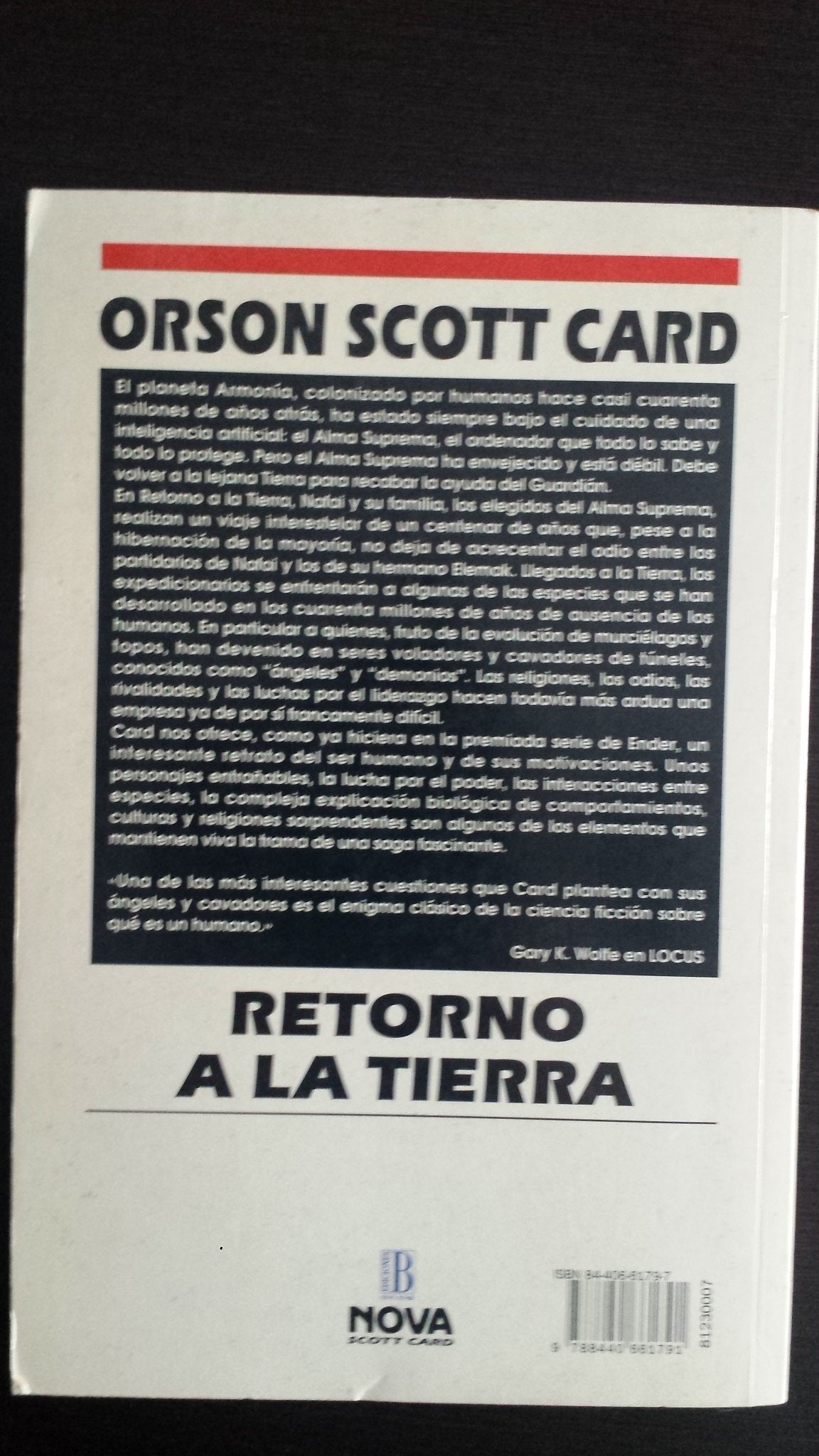 retorno a la tierra
