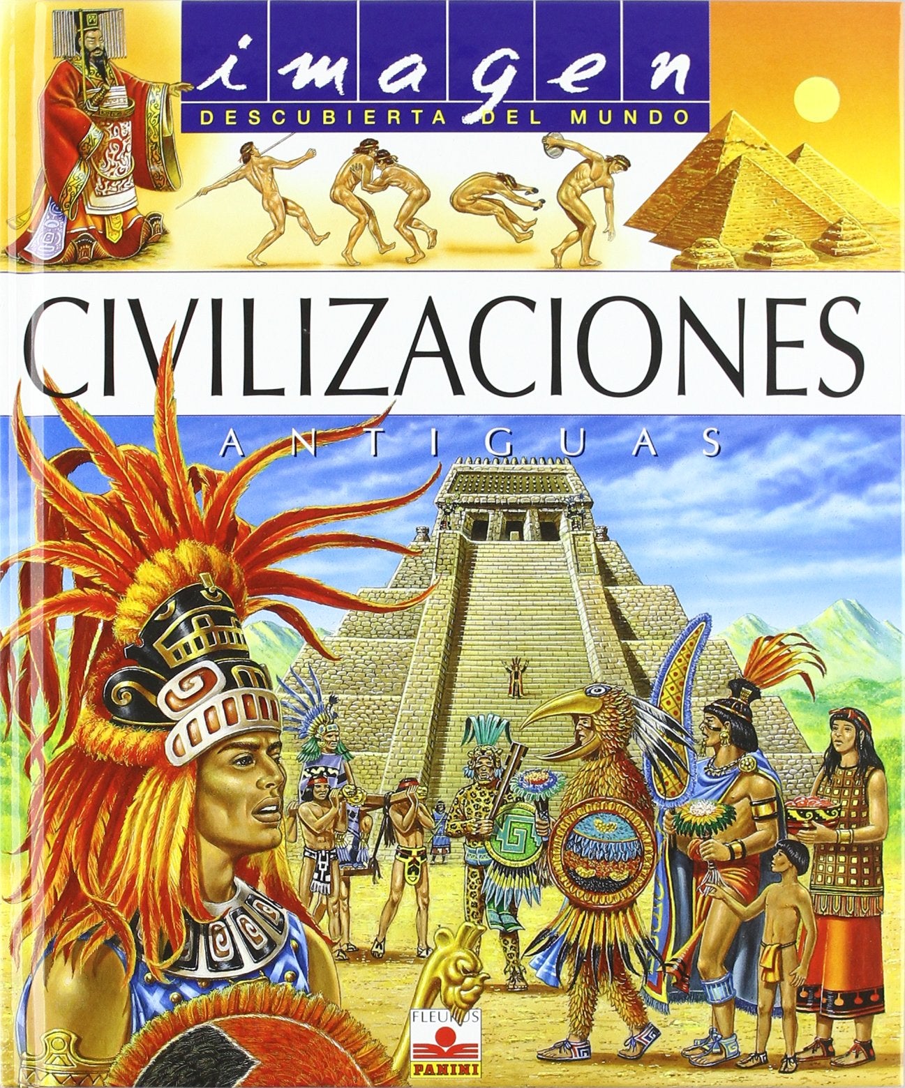 serie imagen + puzzle civilizaciones (imagen descubierta del mundo)