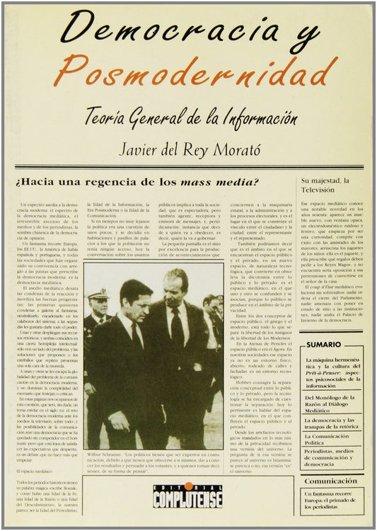 DEMOCRACIA Y POSMODERNIDAD (SIN COLECCION)