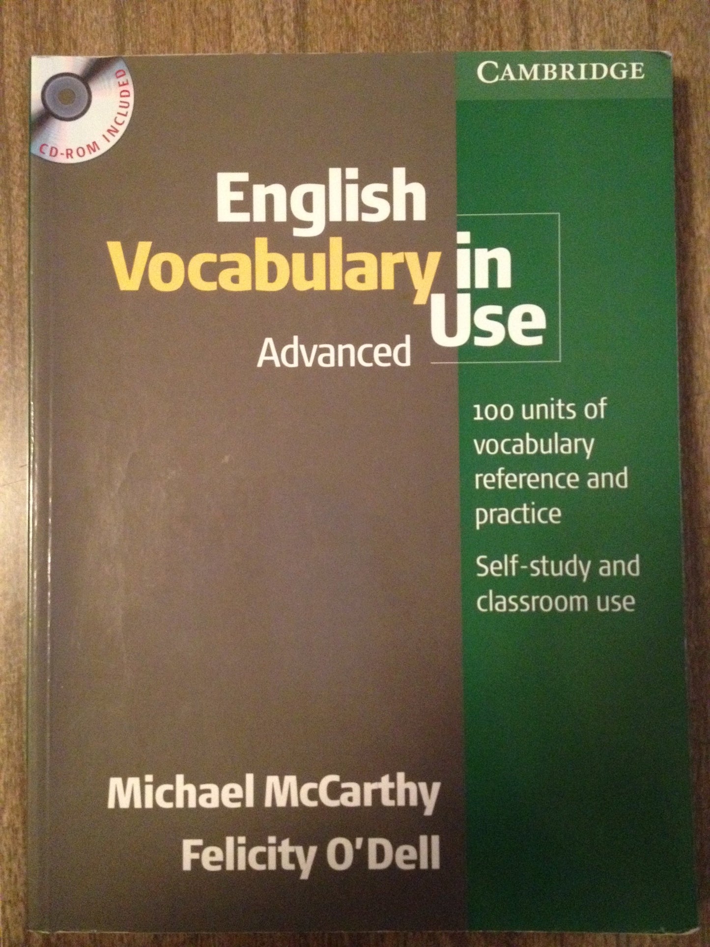 english vocabulary in use advanced with answers and cd-rom: 100 units of vocabulary reference and practice (sin coleccion)