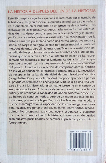 Historia despues del fin de la historia, la