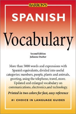 spanish vocabulary (barron's vocabulary series) [nov 15, 2002] navarro, jose maria and navarro ramil, axel j.