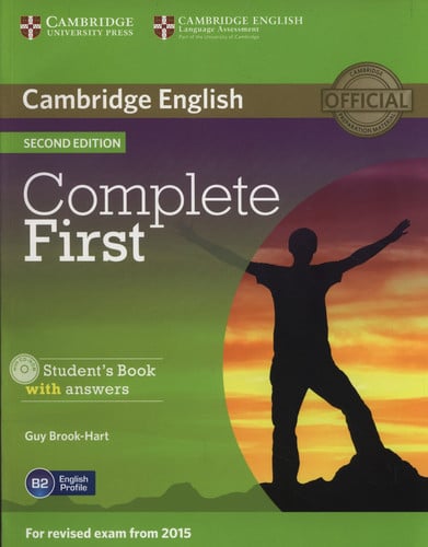 complete first student's book with answers with cd-rom 2nd edition (cambridge) [jan 23, 2014] brook-hart, guy