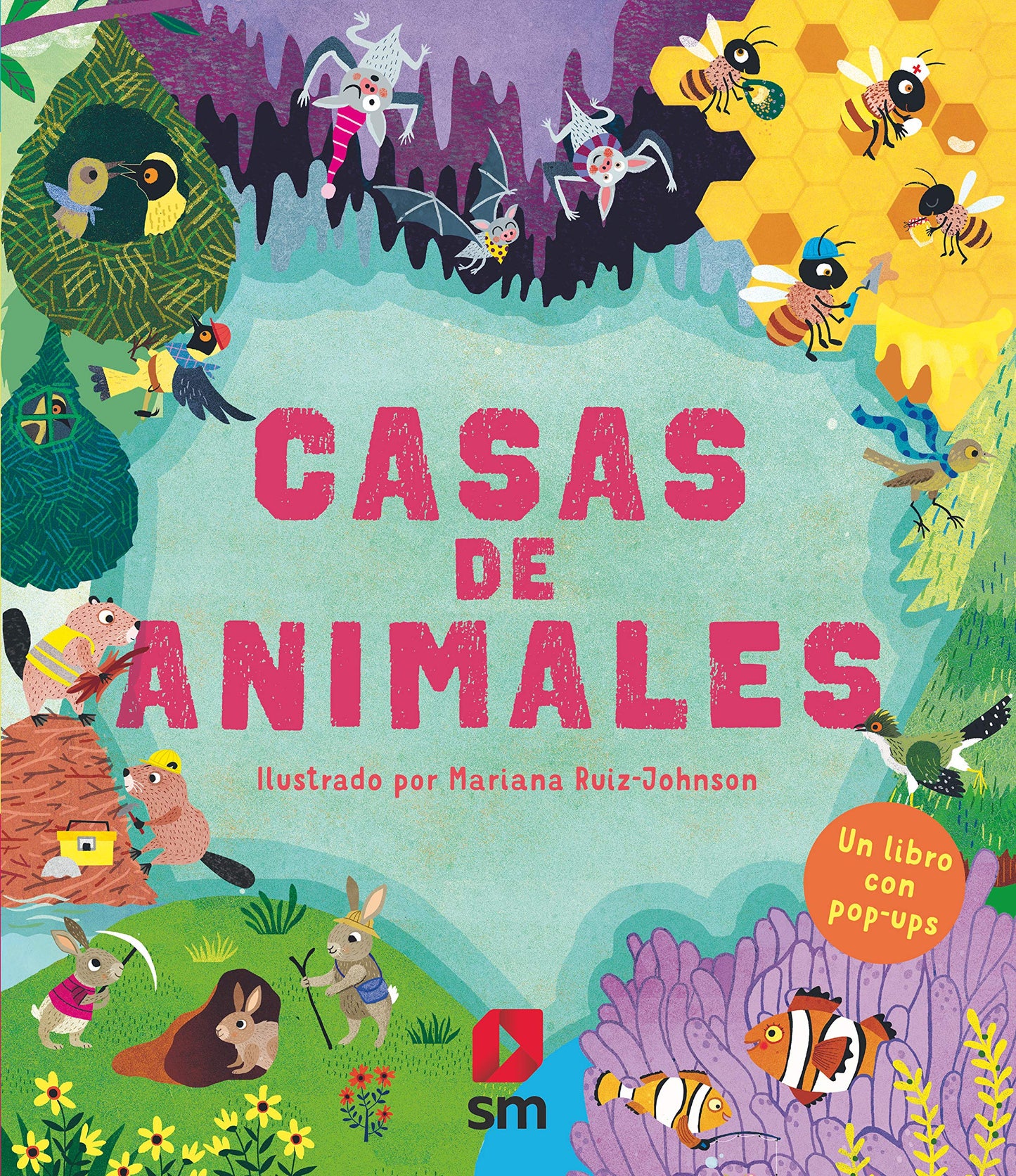 casas de animales: un libro en pop up